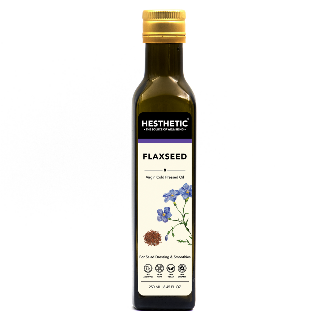 Flaxseed Oil | Organic | Virgin Cold Press | Heart Friendly | Natural | Glass Bottle of 250 ML