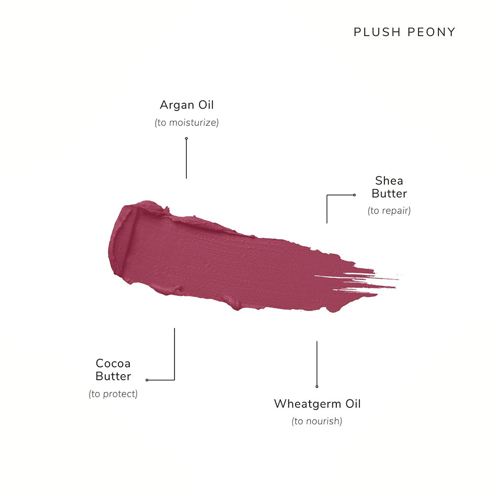 Plush Peony Refill | Créme Lipstick | Soft Pink Nude | Vegan | 4.2 GM