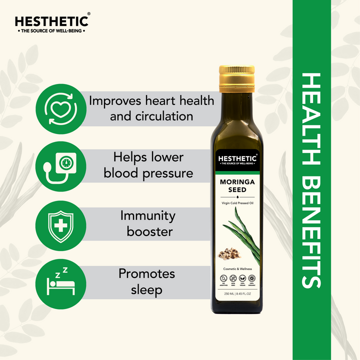 Cold Pressed Moringa Seed Oil | Healthful | Skin Nourish | Hair Care | Pure | Pet Bottle of 250 ML