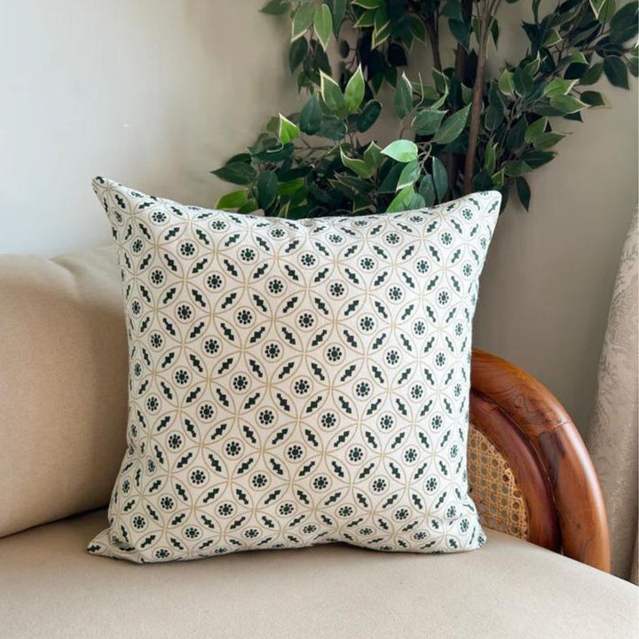 Azura Cotton Cushion Cover | Set Of 2 | 16 x 16 Inch 