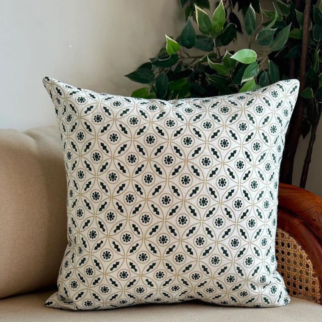 Azura Cotton Cushion Cover | Set Of 2 | 16 x 16 Inch 