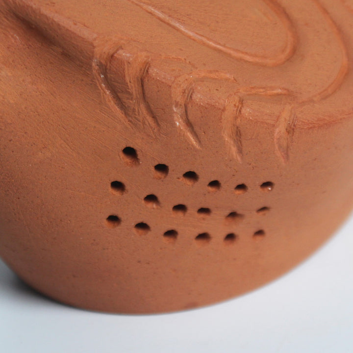 Terracotta Bird Aroma Diffuser Pot | Porous Clay | Aromatherapy