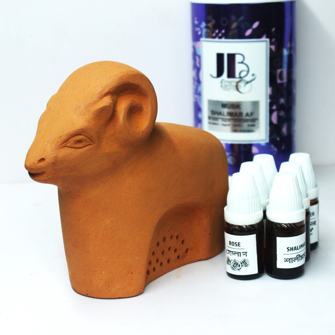 Capricorn Terracotta Aroma Diffuser | Porous Clay | Aromatherapy