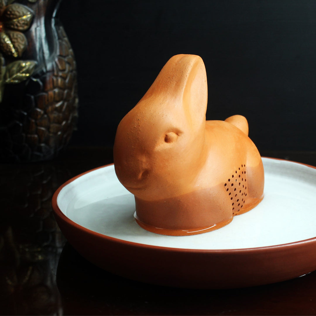 Rabbit Terracotta Aroma Diffuser | Porous Clay | Aromatherapy