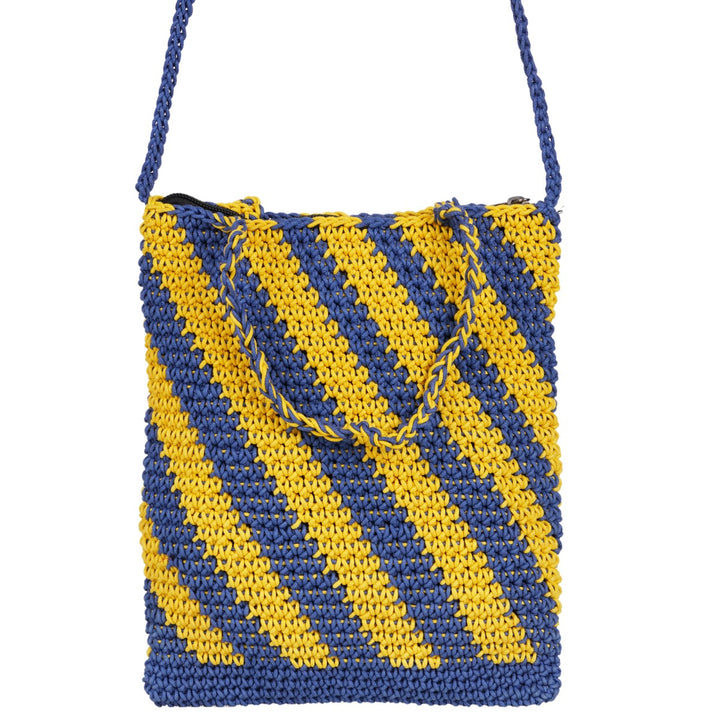 Classic Mini Sling Bag | Hand-Crochet | Cotton | Sustainable | Mustard Yellow