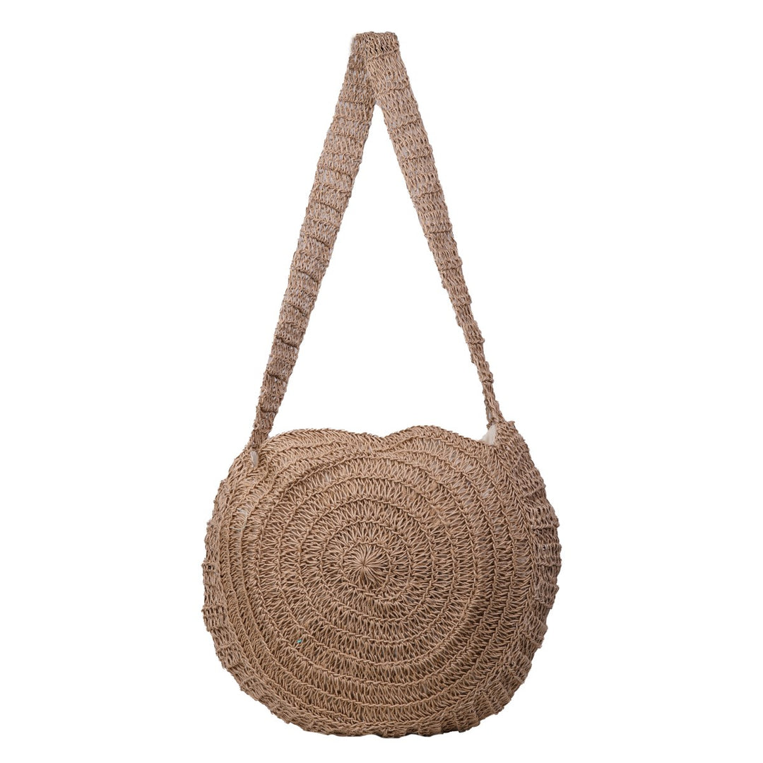 The Dinkum Sling Bag | Hand-Crafted & Crochet Work | Jute Yarn | Brown