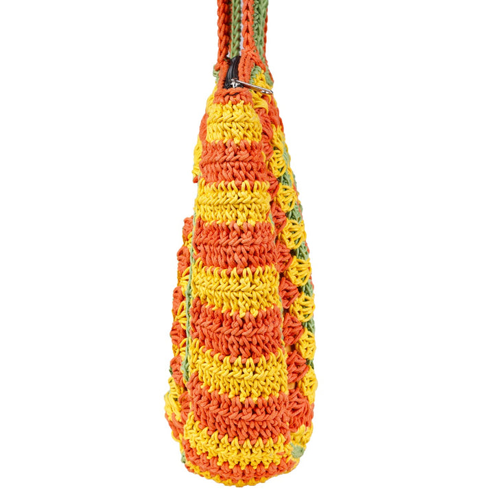 Hand-Crafted Hand Bag | Cotton Yarn | Large Size | Mustard Yellow