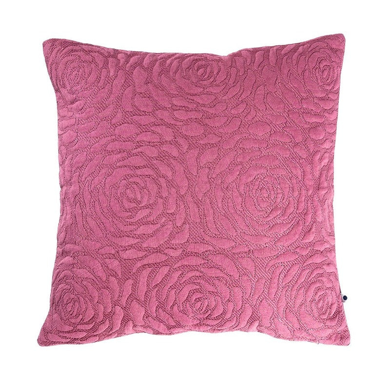 Rosebud Cushion Cover | Spring-Themed Furnishings | Cotton | 16" x 16"