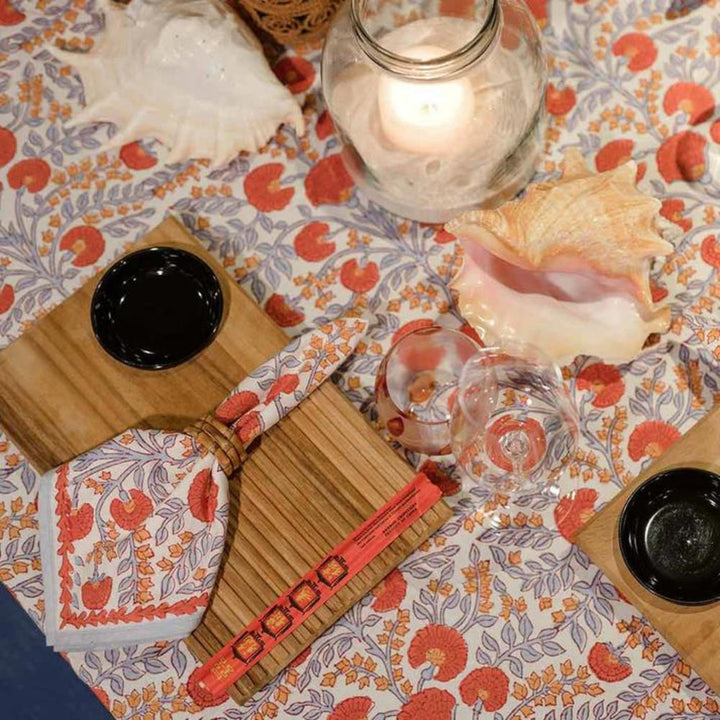 Dining Table Cloth | Seasonal Decor | Refreshing Colours | Floral | 4, 6, 8 Seater