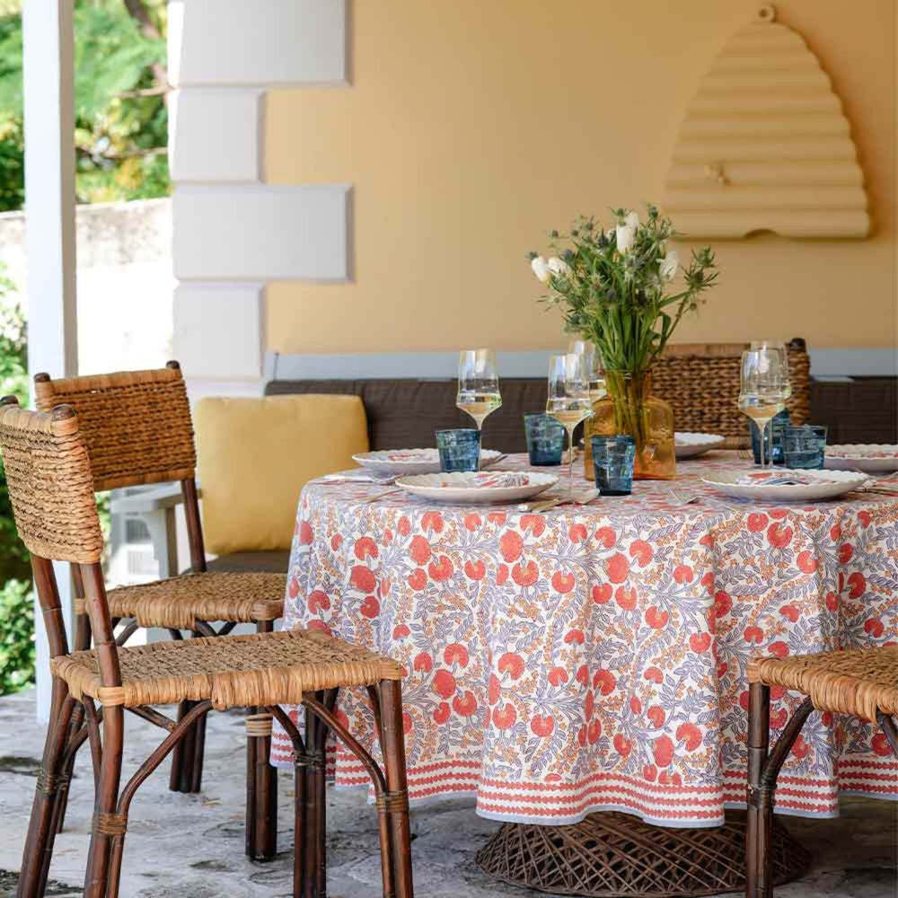 Dining Table Cloth | Seasonal Decor | Refreshing Colours | Floral | 4, 6, 8 Seater 