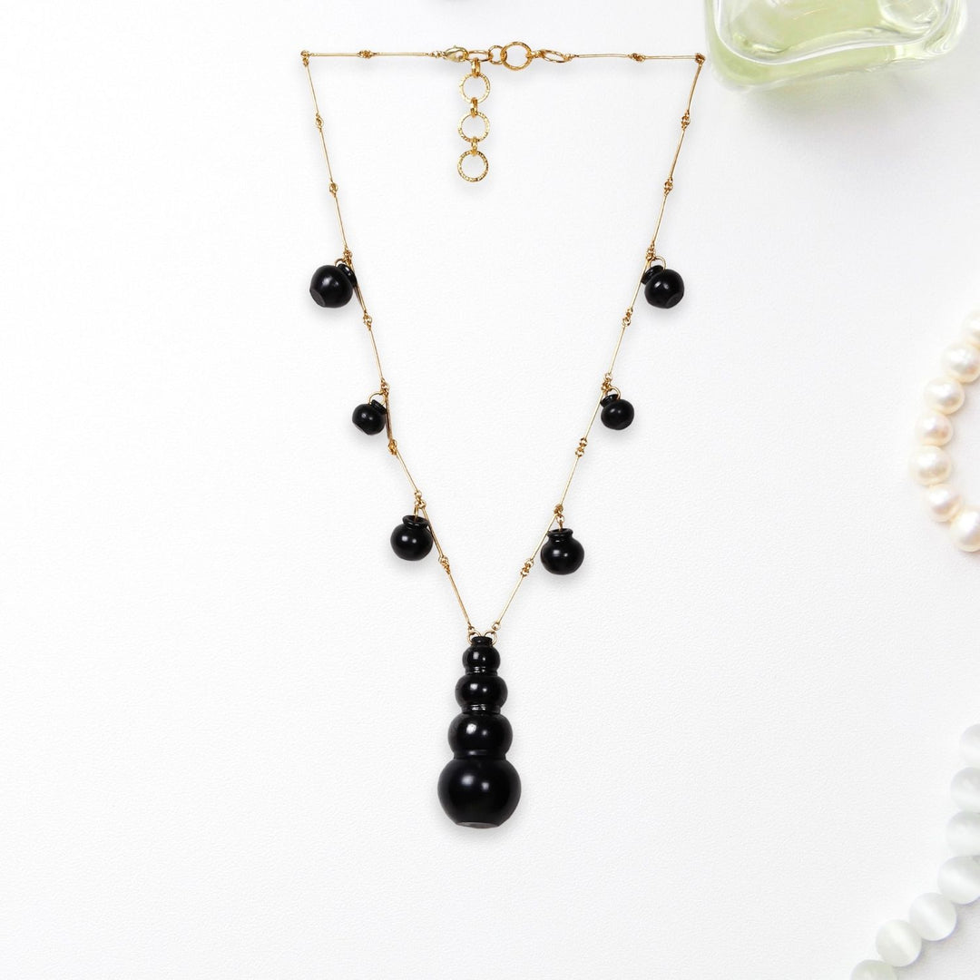 Doghad Dangling Neckpiece | Hand Crafted  | Artistic | 22kt Gold Plated | Classic