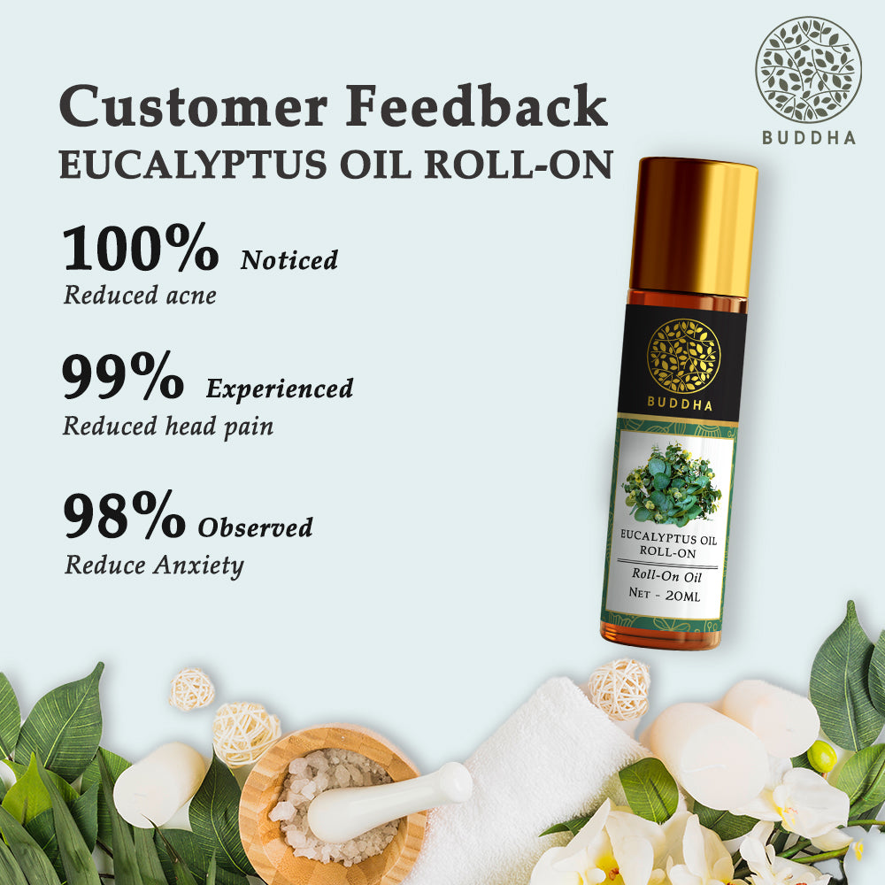 Eucalyptus Therapeutic Roll-On | Pain & Sore Muscle Relief | Chemical Free | 20 ML