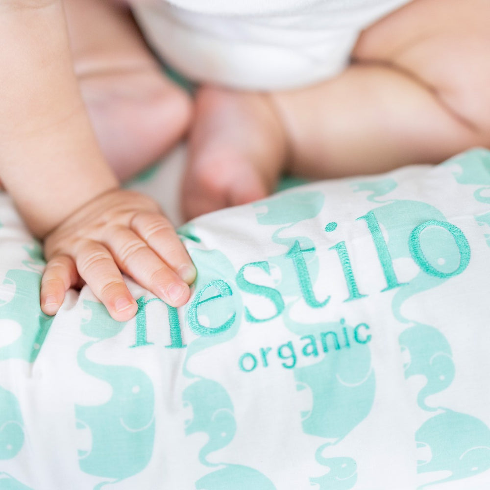 Elephant Parade Soft Mattress For Babies | Sleep Essential | Mint Green