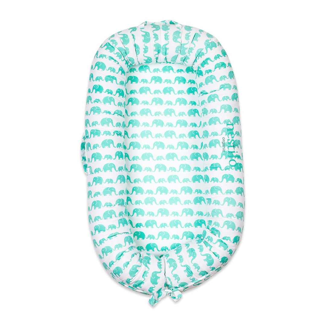 Elephant Parade Soft Mattress For Babies | Sleep Essential | Mint Green