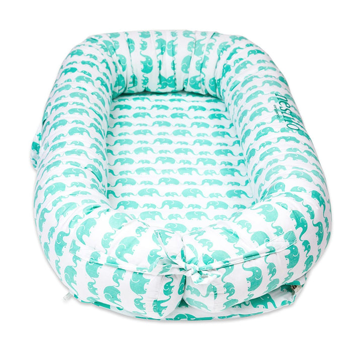 Elephant Parade Soft Mattress For Babies | Sleep Essential | Mint Green