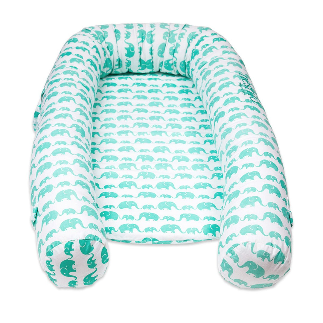 Elephant Parade Soft Mattress For Babies | Sleep Essential | Mint Green
