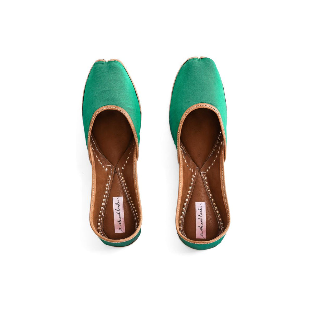 Emerald Green Women Jutti | Festive & Wedding Apt