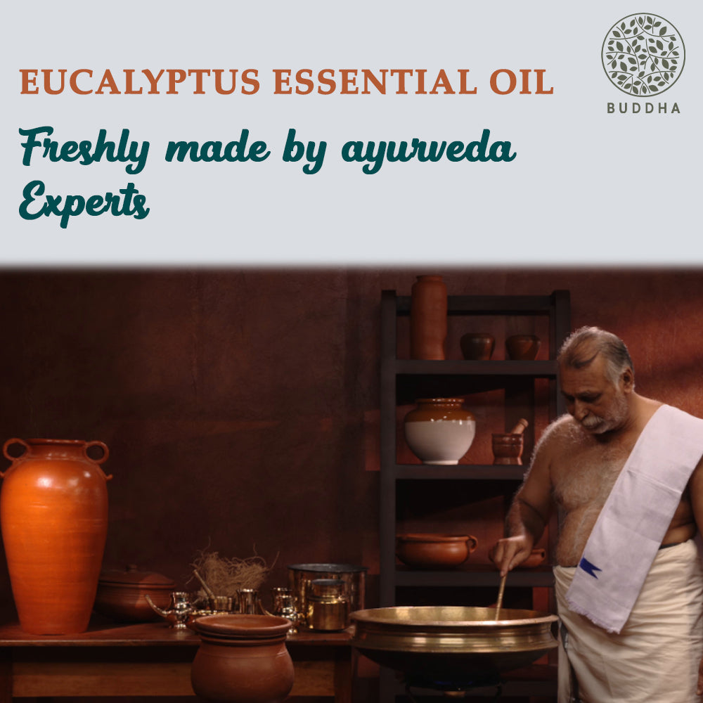 Eucalyptus Pure Essential Oil | Aromatherapy, Relaxation, Skin & Hair Care | Ayurvedic And Natural | 30 ML