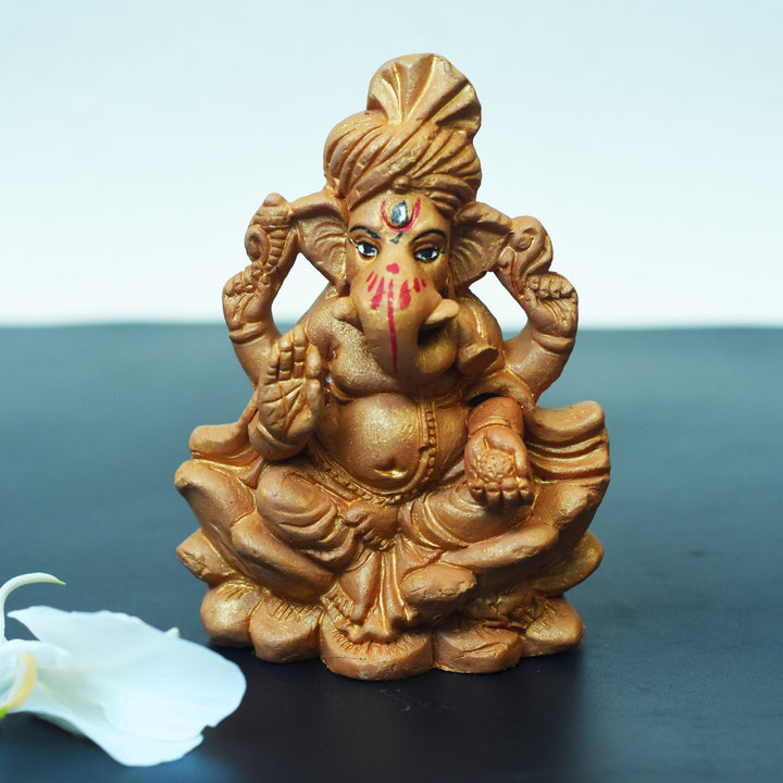 Ganesh Maharaj Puja Kit | Hand-Crafted | Diwali Special Pack Of 4