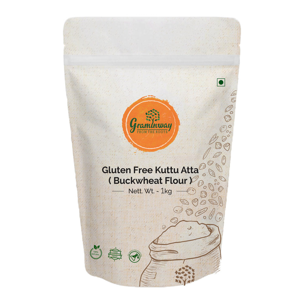 Kuttu Atta | Adulteration Free Healthful Buckwheat Flour | Traditional Mill Grind | 1 KG