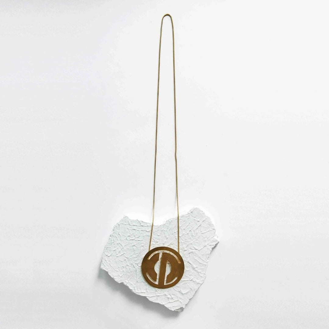 Gold Finish Brass Neckpiece | Contemporary Design | Stylish And Chic 