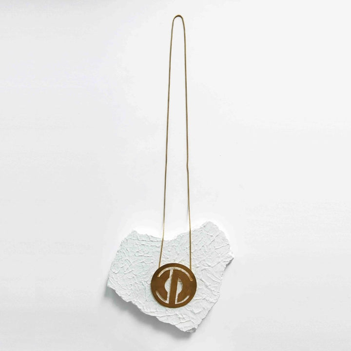 Gold Finish Brass Neckpiece | Contemporary Design | Stylish And Chic 