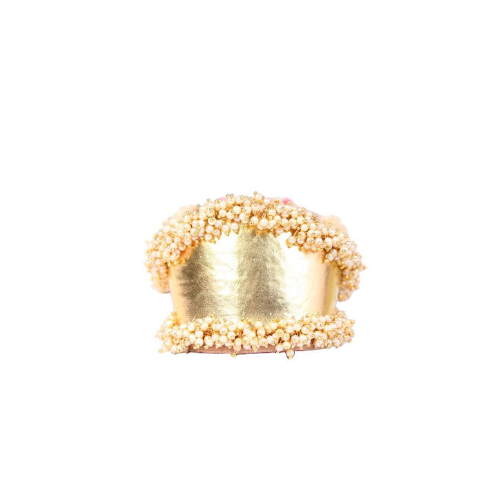 Golden Crown Women Jutti  | Embellished | Festive | Wedding | Golden