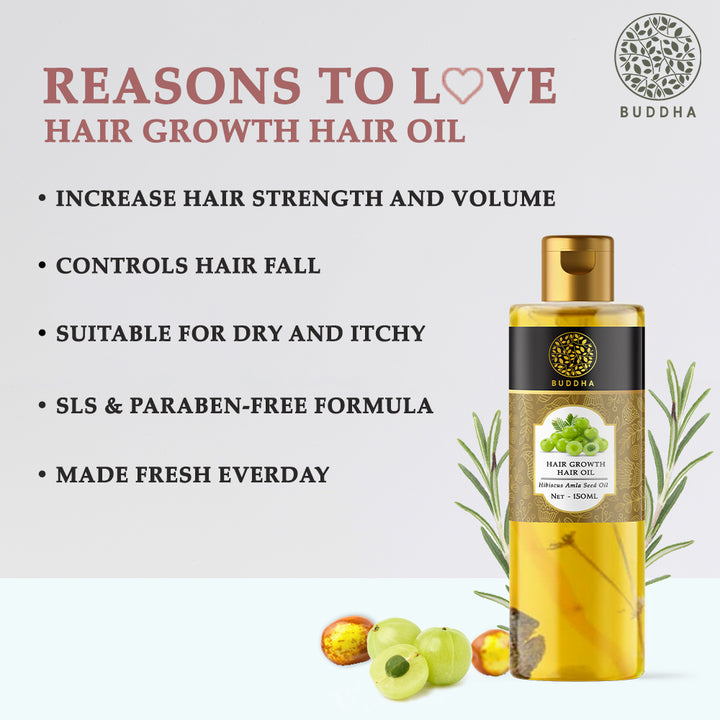 Hair Regrowth Oil | Hair Fall Control, Growth And Volume | Pure | Ayurvedic | 150 ML