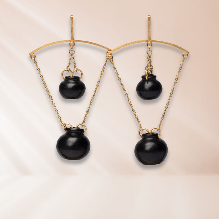 Handi Dangler Earring | Conceptual Jewellery | Classic Design |  Hand-Crafted