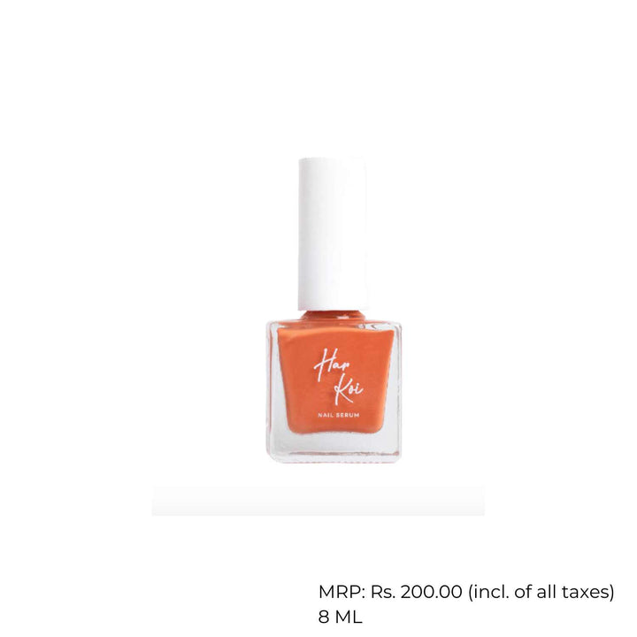 Muted Coral Nail Serum | Opaque | Creamy Texture | Hydrating | Vegan | 8 ML