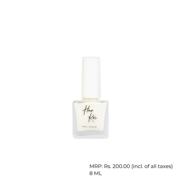 The Queen Nail Serum | Opaque White | Creamy Texture | Hydrating | Vegan | 8 ML