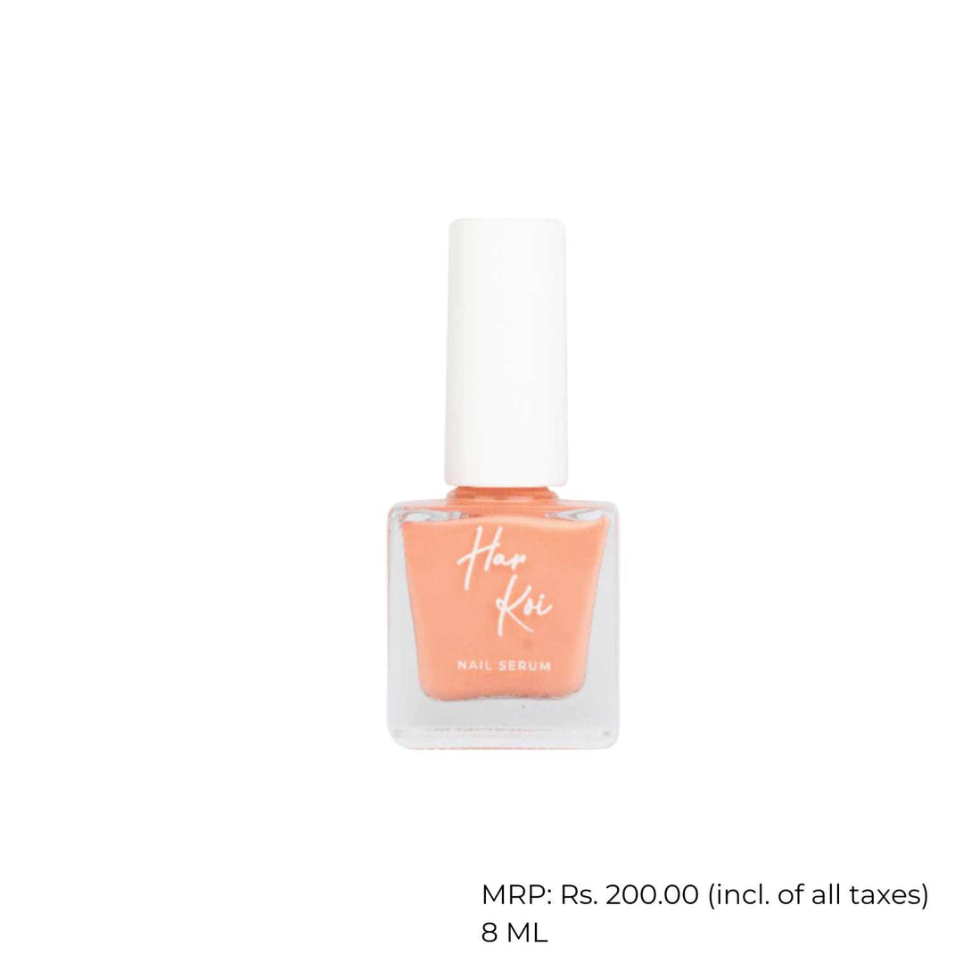 Masking & Baking Nail Serum | Peach | Creamy Texture | Hydrating | Vegan | 8 ML