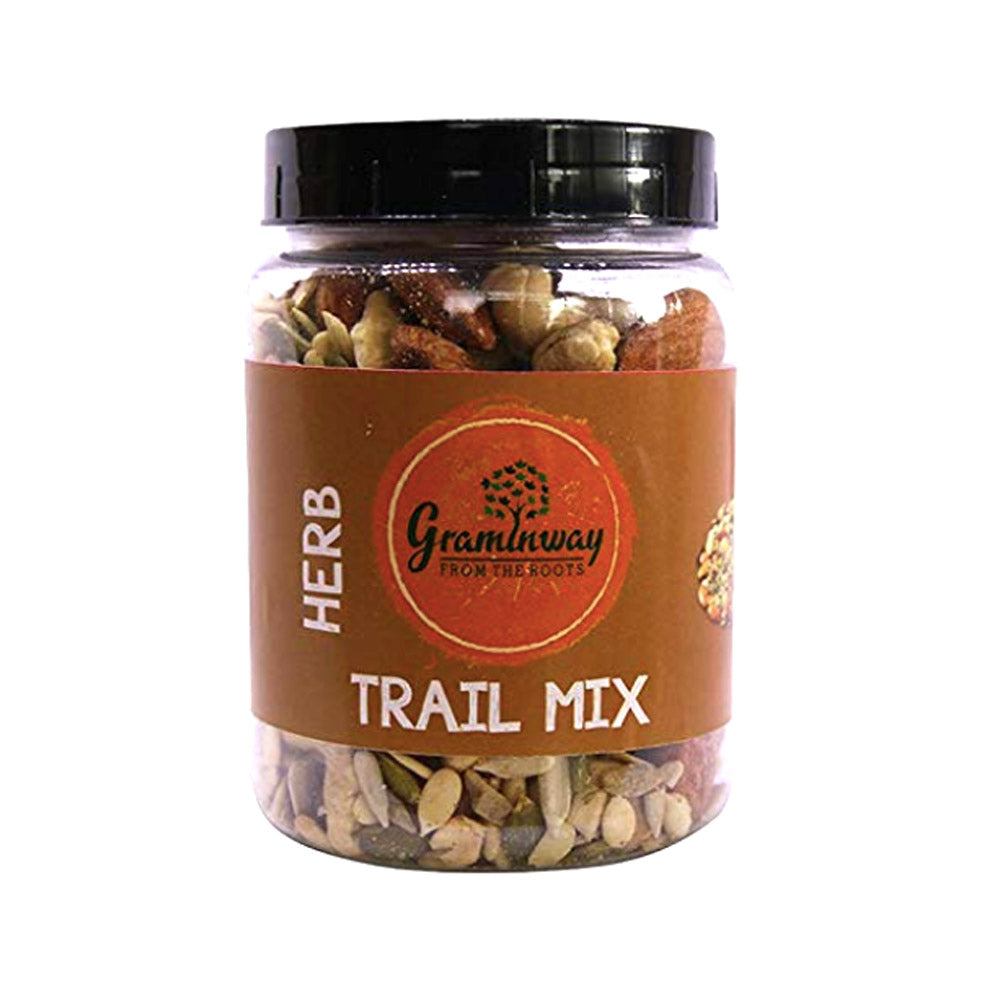 Herb Trail Mix of Nuts & Seeds | Healthy Snack On-the-Go | Bottle of 150 GM