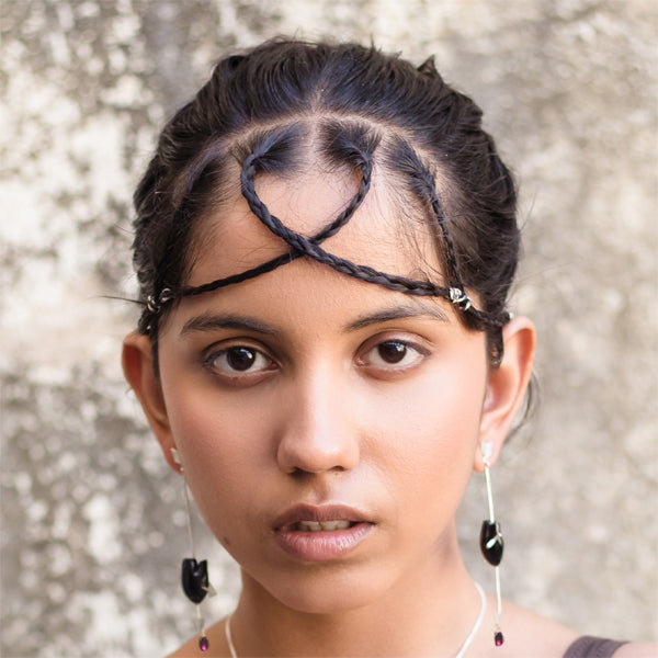 Black Earrings | Made of Black Onyx | Hand Crafted with Sterling Silver Sustainable | Pure