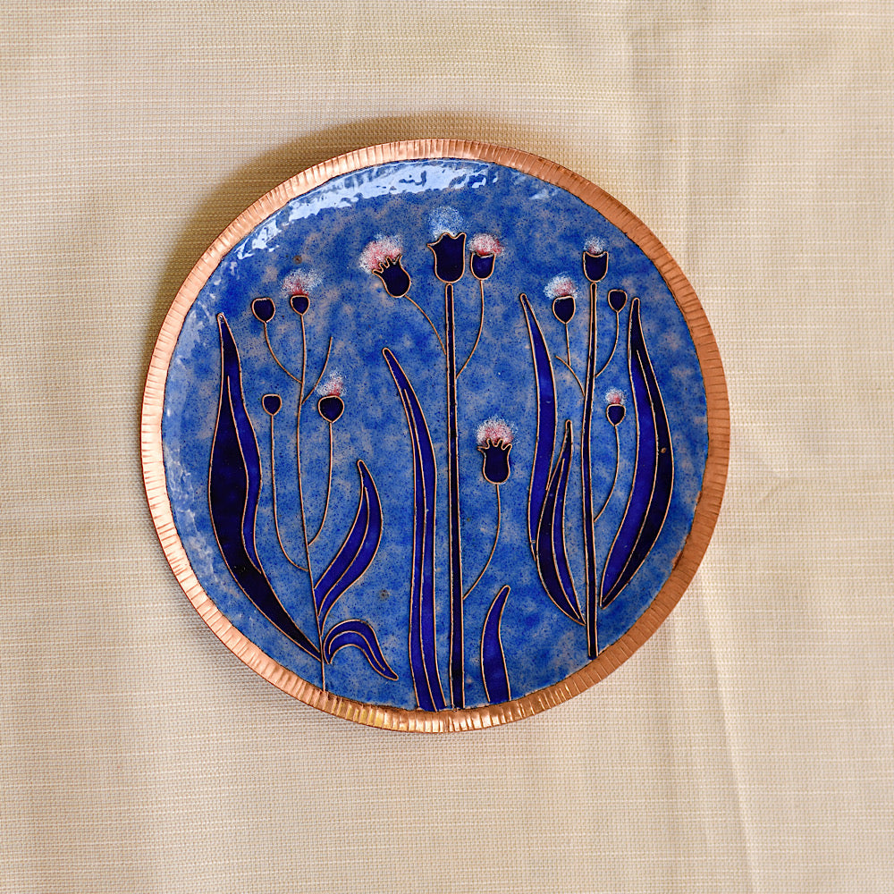 Gardens Of Vishwakarma Decorative Plate | Hand-crafted | Pastels Emilia