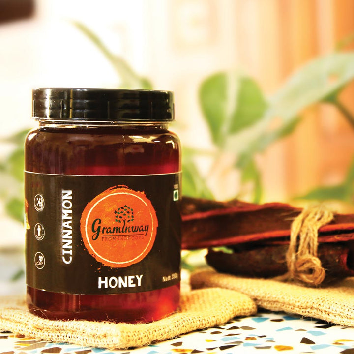 Cinnamon Honey | Pure, Natural & Unprocessed | Cruelty Free | 350 GM