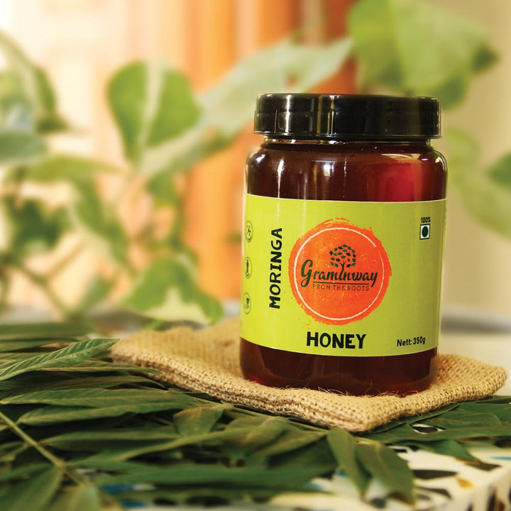 Moringa Honey | Pure, Natural & Unprocessed | Cruelty Free | 350 GM