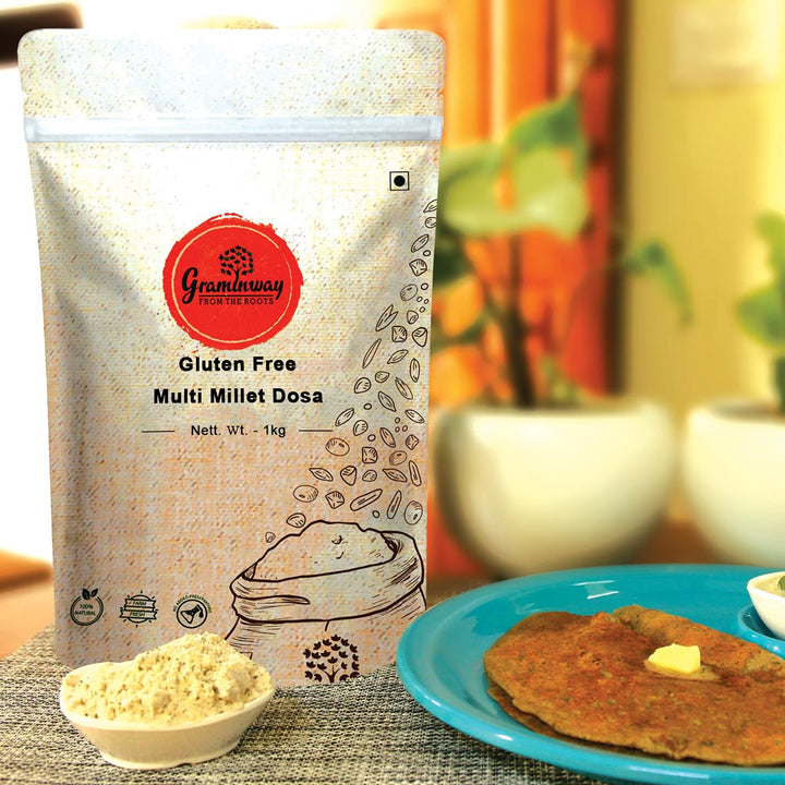 Multi Millet Dosa Mix | Super Easy Breakfast with Superfood Mix | 1 KG