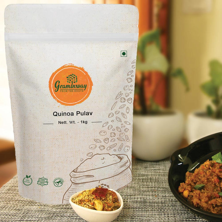 Quinoa Pulav | Nutritious | Protein Rich Ready to Cook Food | 1000 GM