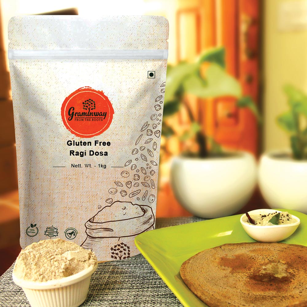 Ragi Dosa | Ready to Cook | Breakfast in Minutes | Healthy Start of Day| 1 KG