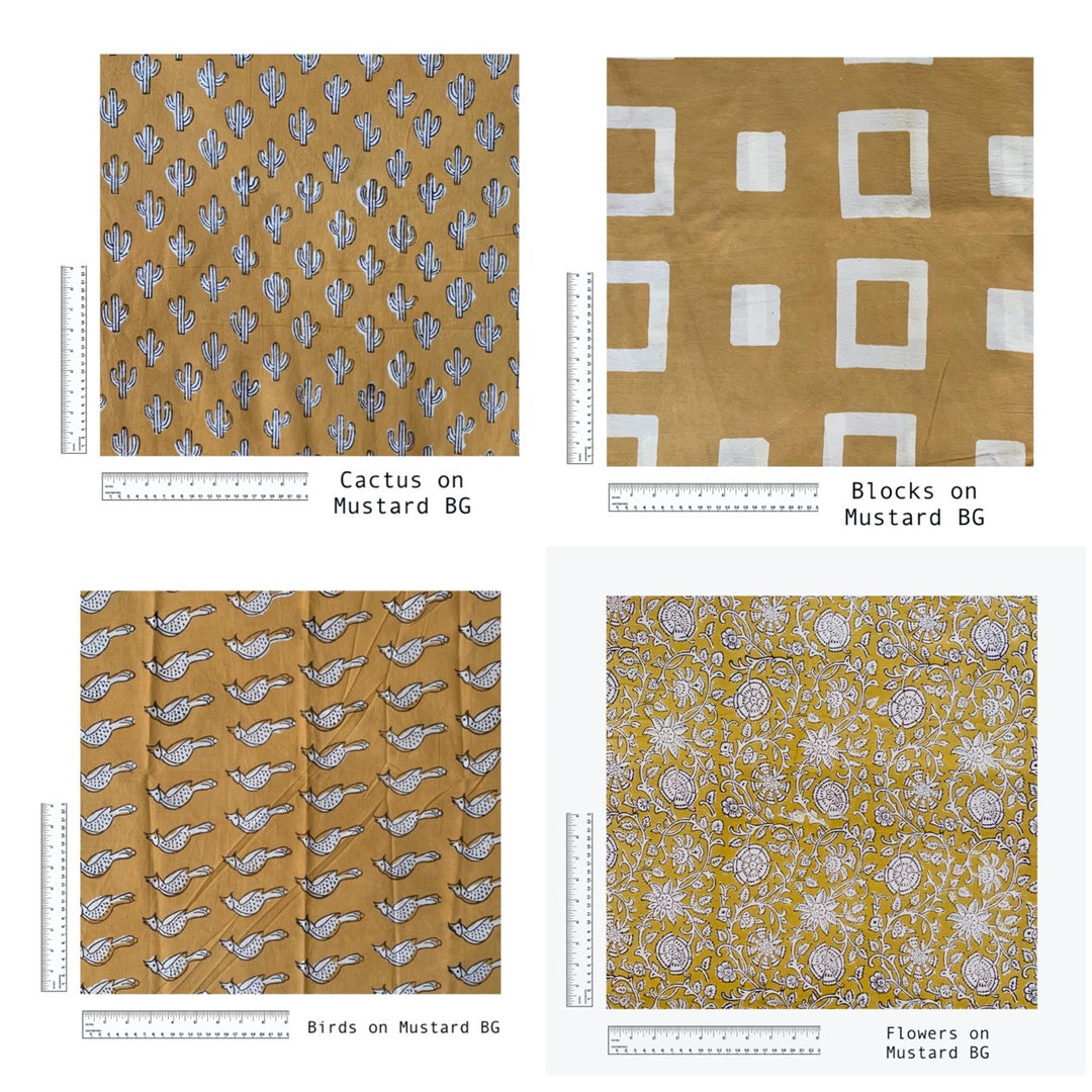 Mustard Yellow Fabric Gift Wrap | Multi Purpose As Linen or Scarf | Travel Friendly 