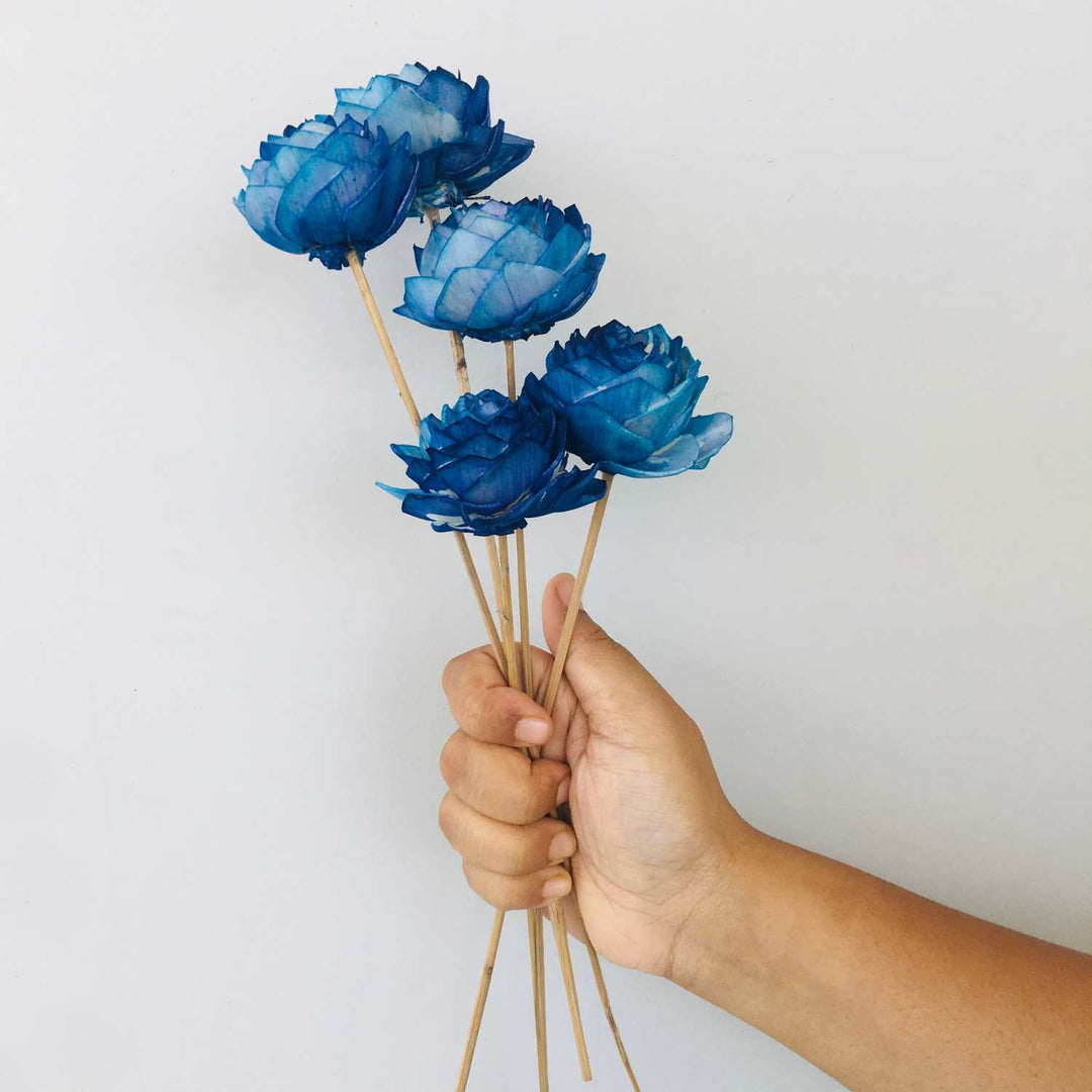 Ombre Indigo Sola Flower | Home Decor | Table Decor | Gifting