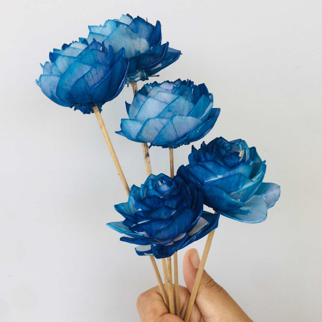 Ombre Indigo Sola Flower | Home Decor | Table Decor | Gifting