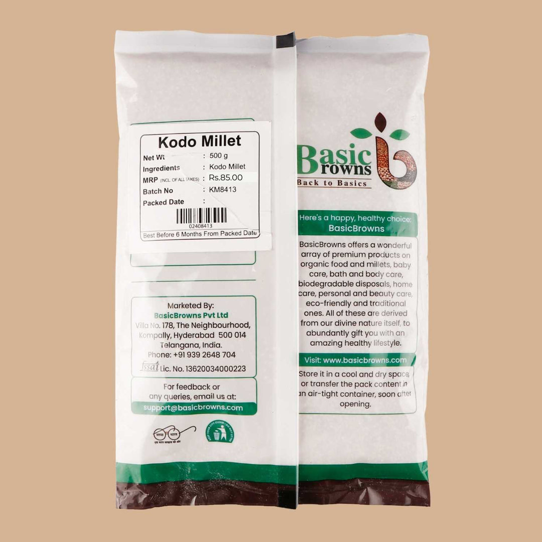 Kodo Millet / Arikelu | Balanced Nutrition | Rice and Wheat Substitute | 500 GM