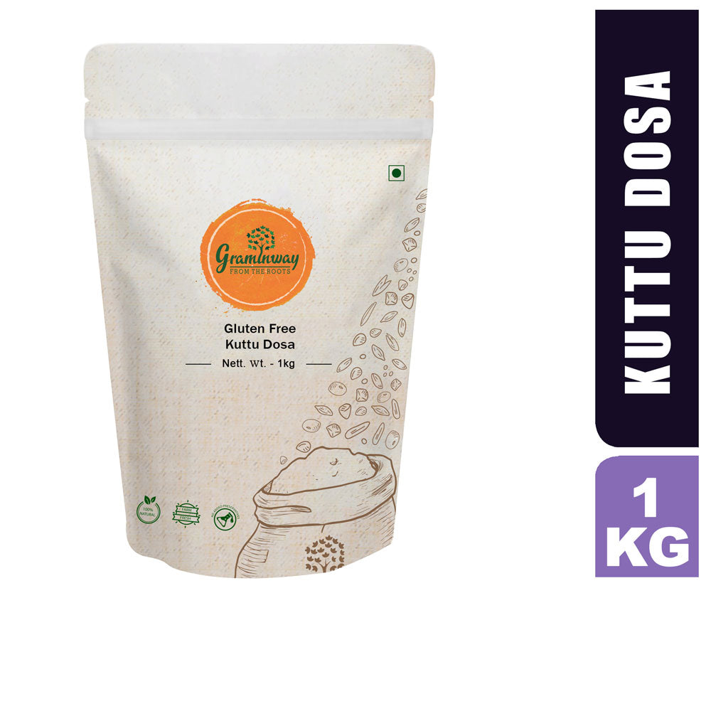 Ready-To-Make Kuttu Dosa Mix | Hand Grounded | Local Sourcing | 1 KG