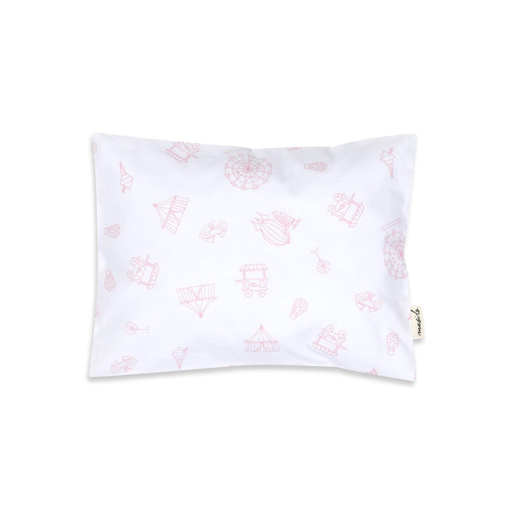 Light Pink Cot Dohar Bedding Set For Babies | Soft Cotton | Set Of 5