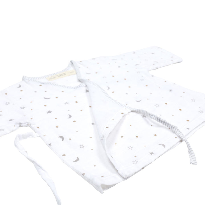 Organic Kimono Lounge Set | For Kids | 100% Organic Cotton Muslin | Sustainable | Metallic