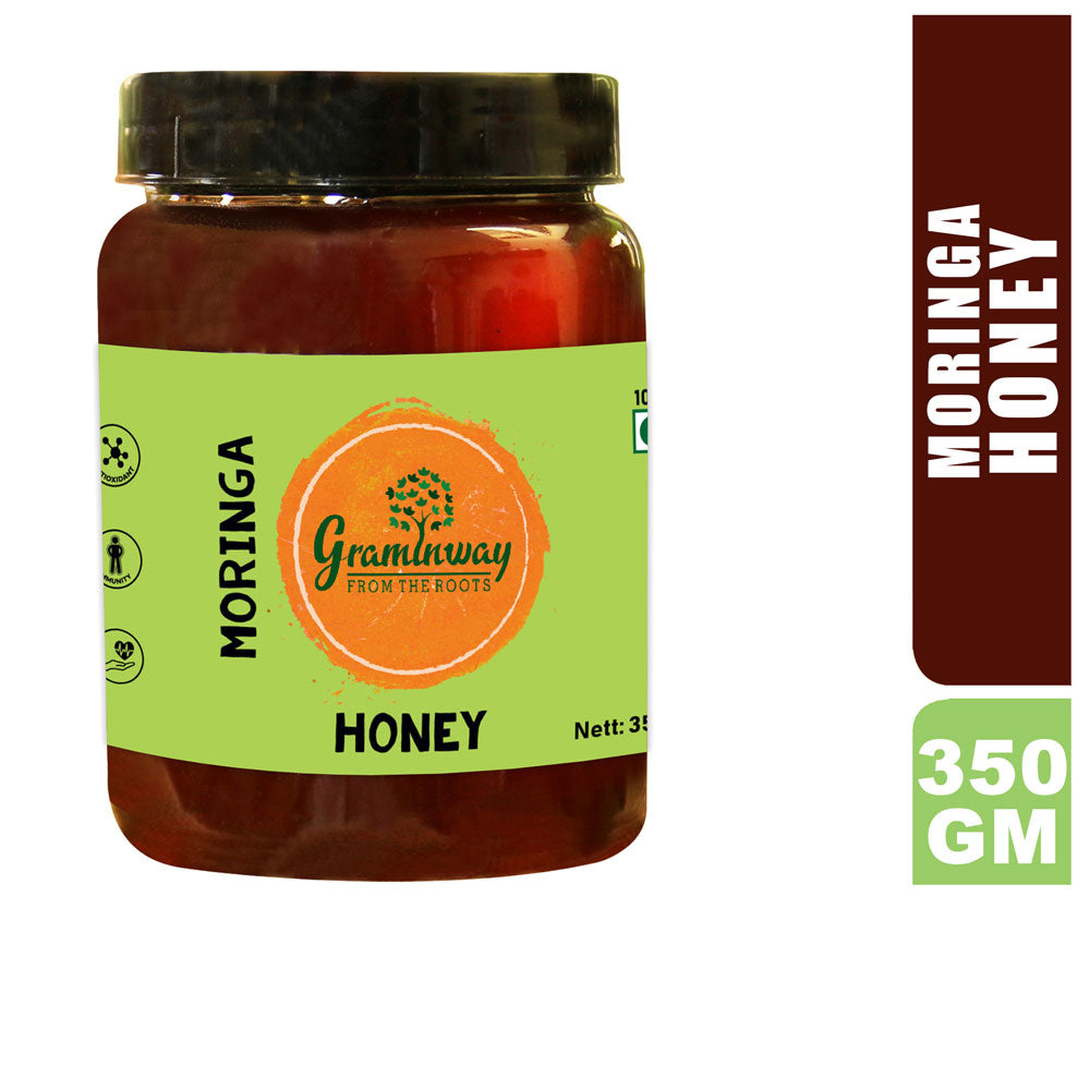 Moringa Honey | Pure, Natural & Unprocessed | Cruelty Free | 350 GM