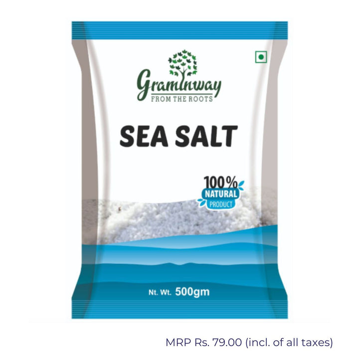 Sea Salt | Naturally Sourced | Minerals Rich Salt | Premium Salt | 500 GM