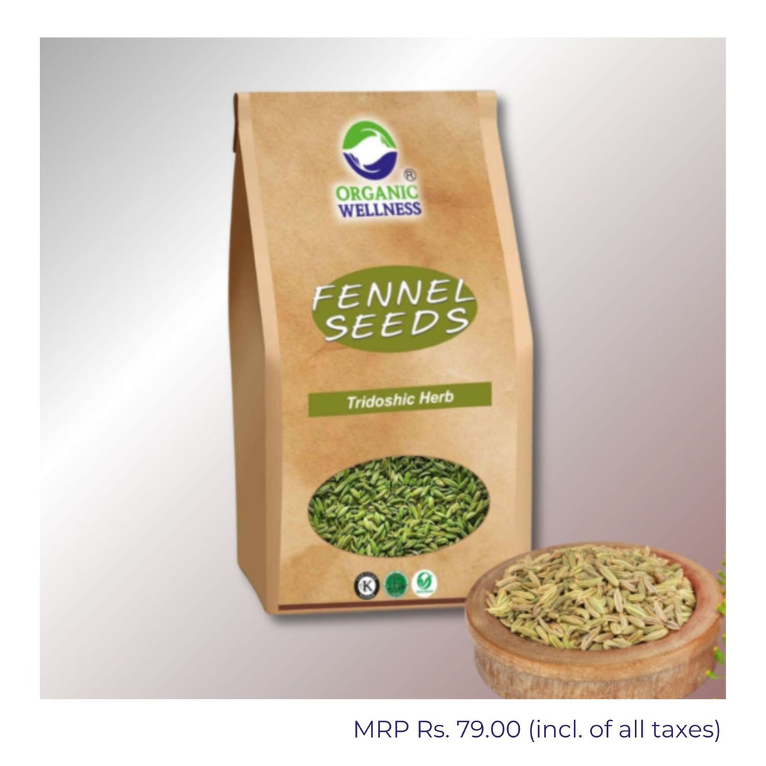 Organic Fennel Seeds | Pure & Natural | Nutrient Rich Condiment  | 50 GM